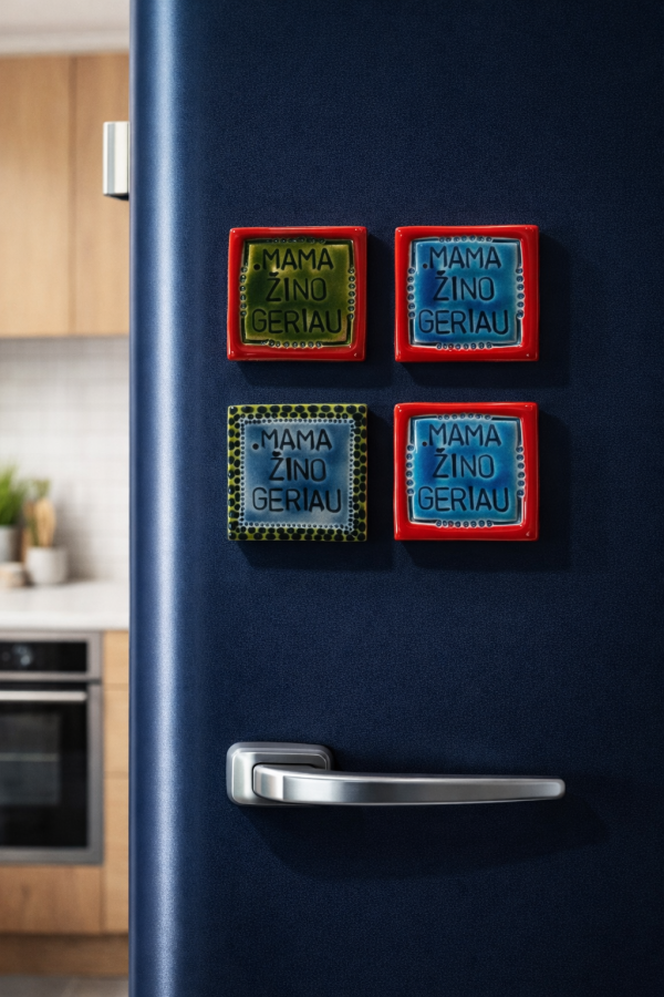 ERNESTA CERAMICS. magnetukas mama žino geriau 