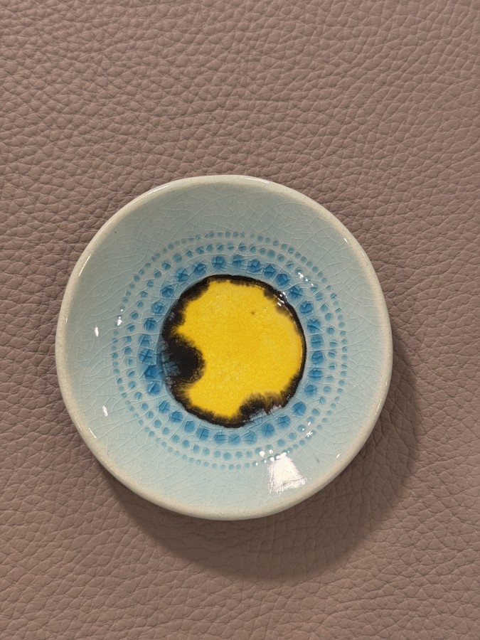 ERNESTA CERAMICS. mini spalvota lėkštutė