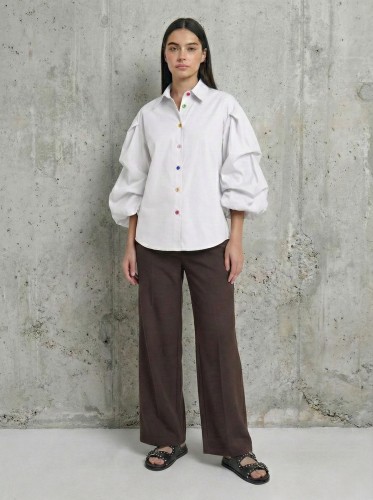 Go Mante. marškiniai balti 