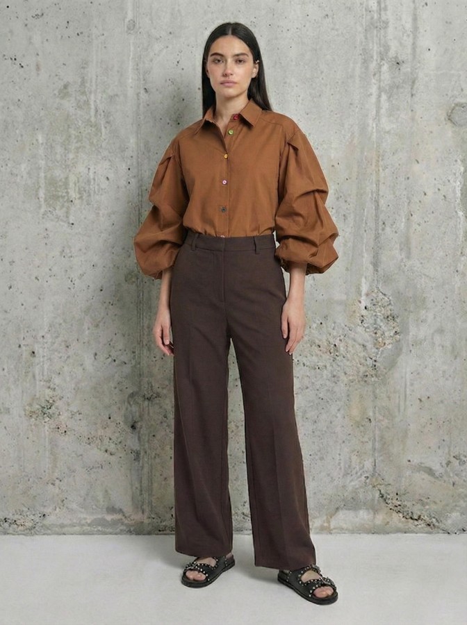 Go Mante. marškiniai rudi