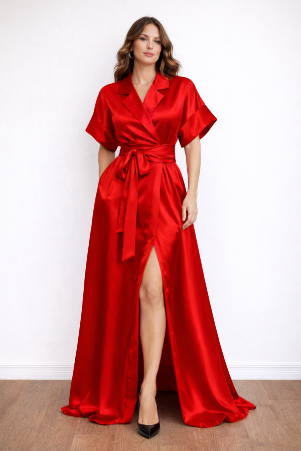 Go mante. suknelė raudona