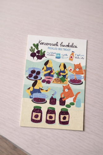 Justina Česnauskaitė. Atvirlaiškis Konservuoti burokėliai