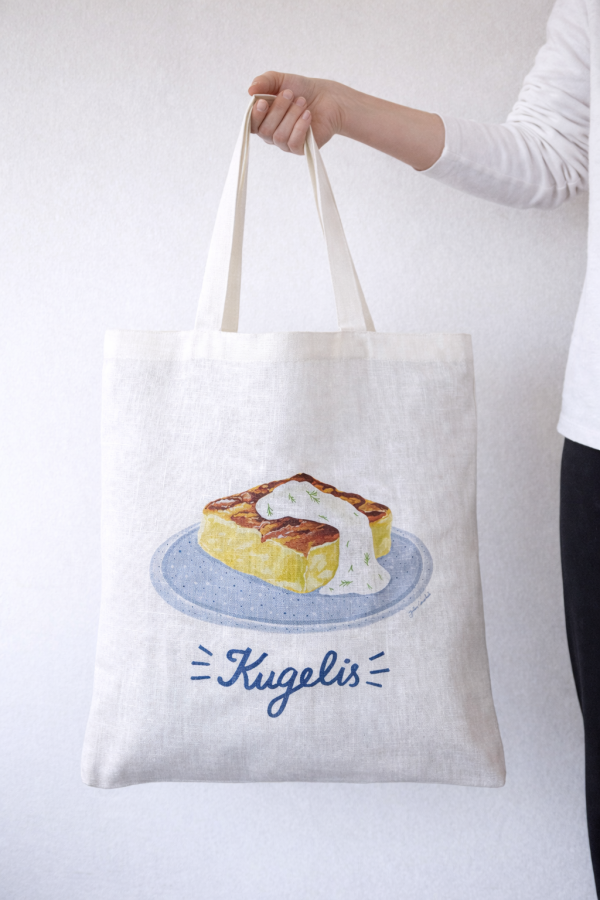 Justina Česnauskaitė. Lininis maišelis kugelis