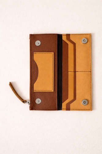 KARTU. Piniginė Gudobelė ruda