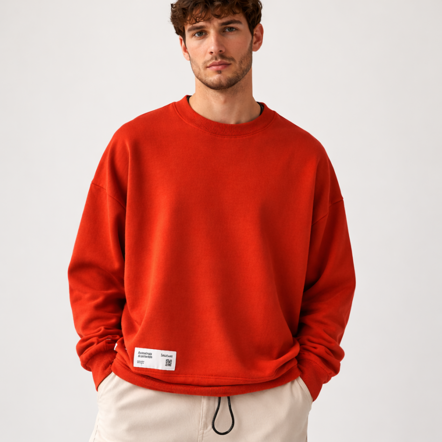 LABÀDIENÀ. UNISEX Minimalistinis džemperis