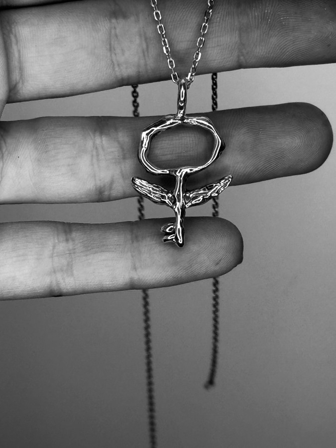 Pūška. unisex pakabukas harry su grandinėle