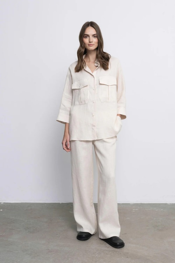 Robi agnes. DORI marškiniai Šampaninė