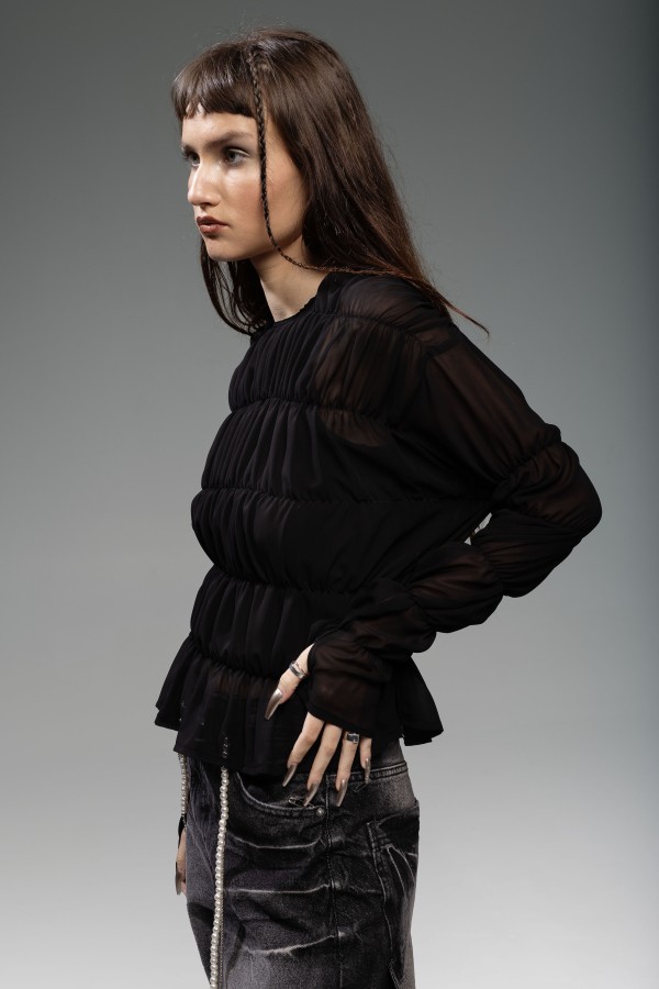 SEARCHING. Dreamy Top juoda SEARCHING. Dreamy Top juoda