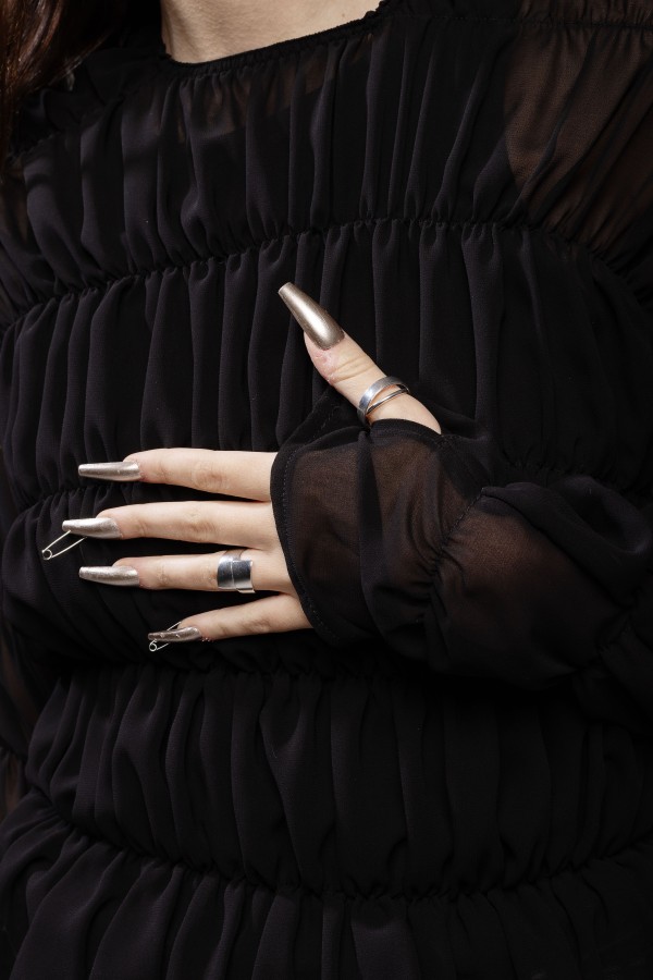 SEARCHING. Dreamy Top juoda SEARCHING. Dreamy Top juoda