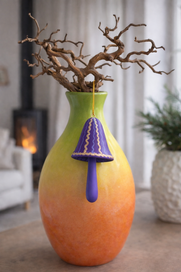 Wood life Jewellery. Kalėdinė dekoracija Mushroom