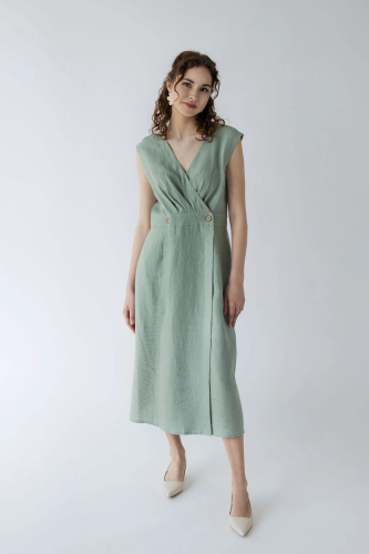 amber linen. GRACE lino suknelė 