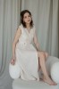amber linen. GRACE susiaučiama lininė suknelė