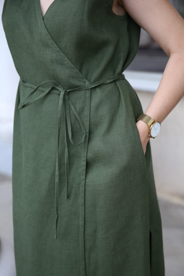 AMBER LINEN. LININĖ SUKNELĖ dubai