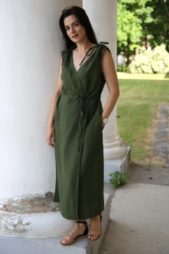 AMBER LINEN. LININĖ SUKNELĖ dubai