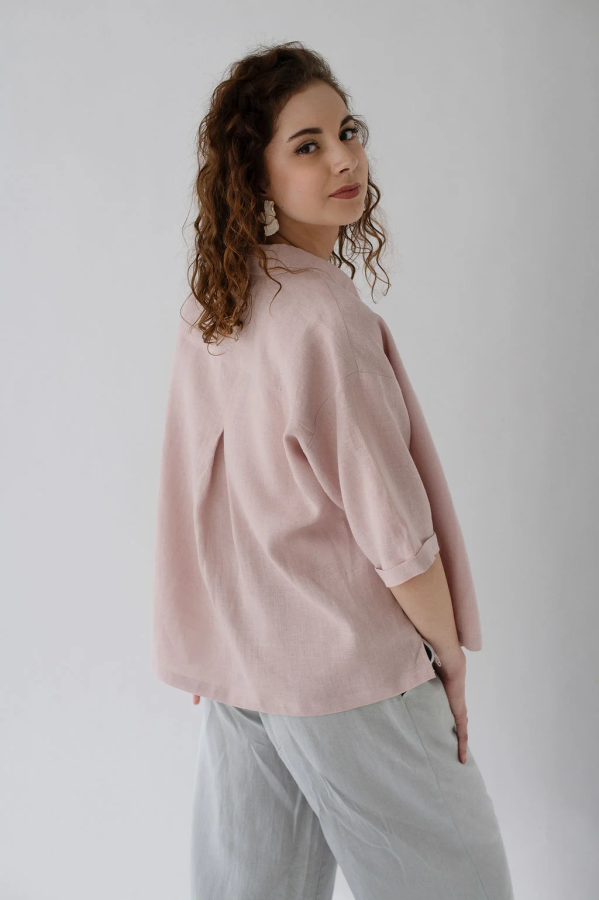 Amber Linen. Lininiai marškiniai Positano