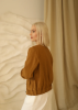 AMBER LINEN. Lininis bomber tipo švarkas Helsinki