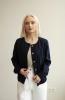 AMBER LINEN. Lininis bomber tipo švarkas Helsinki