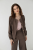 AMBER LINEN. Lininis bomber tipo švarkas Helsinki