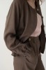 amber linen. Lininis bomber tipo švarkas Helsinki