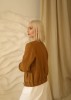 amber linen. Lininis bomber tipo švarkas Helsinki 