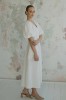 amber linen. Marbella elegantiška lininė suknelė 