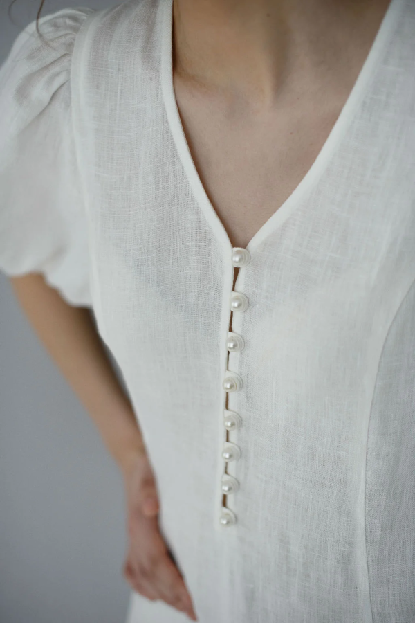 amber linen. Marbella lininė suknelė 