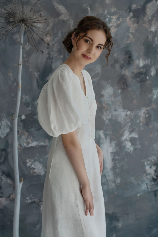 amber linen. Marbella lininė suknelė 