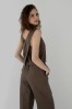 amber linen. RIVIERA plačios lininės kelnės 