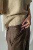 amber linen. RIVIERA plačios lininės kelnės 