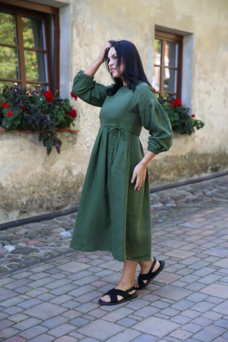 amber linen. VERONA suknelė