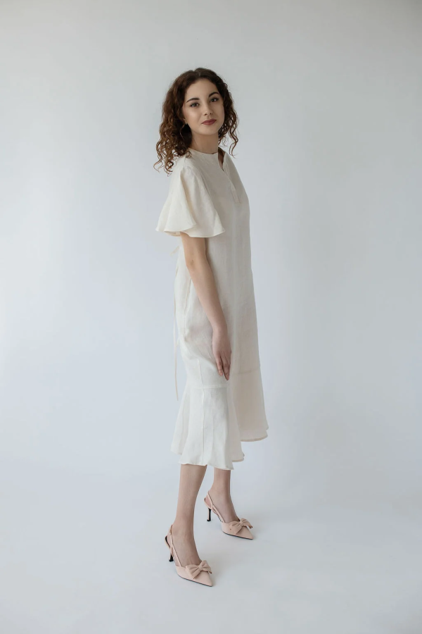 Amber linen. VIVIAN lininė suknelė
