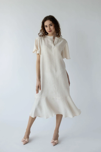 Amber linen. VIVIAN lininė suknelė