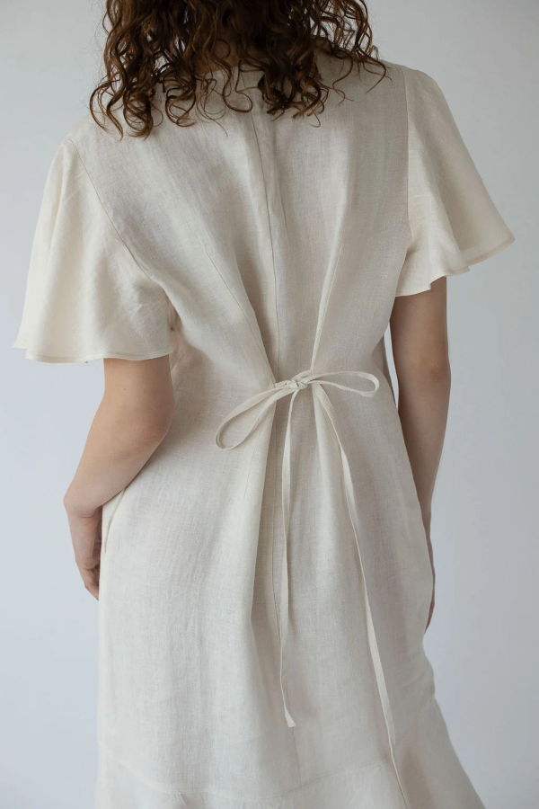 Amber linen. VIVIAN lininė suknelė