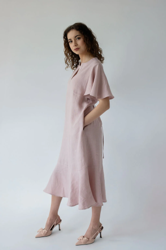 Amber linen. VIVIAN lininė suknelė