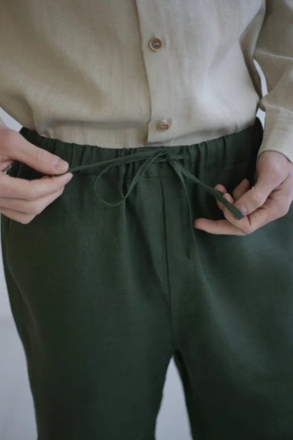 amber linen. Vyriški lininiai šortai MIAMI