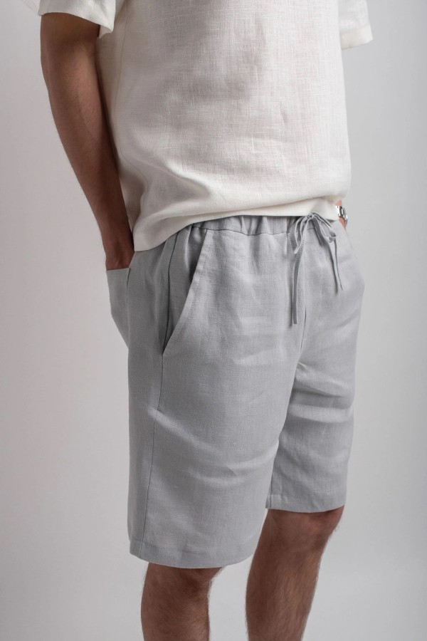 amber linen. Vyriški lininiai šortai MIAMI