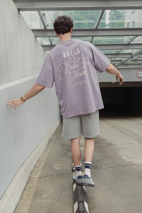 arelo. Dolce Far Niente Marškinėliai Violetinė