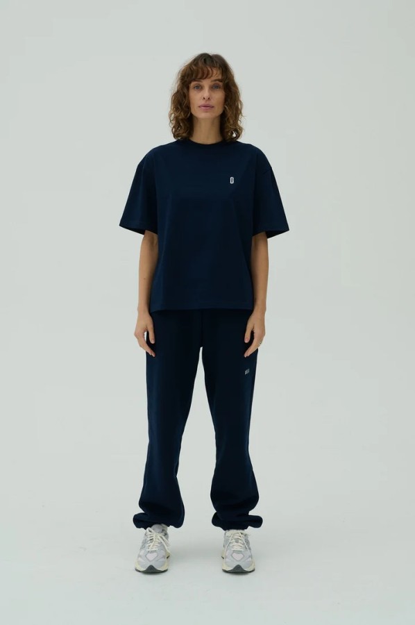 arelo. Marškinėliai moterims Mėlyna Balta