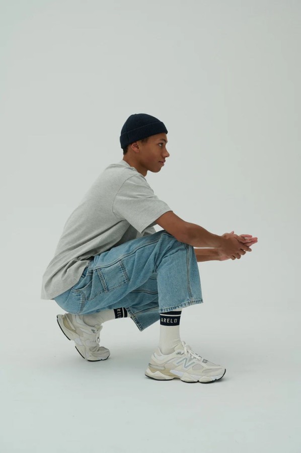 Arelo. Marškinėliai Pilka Juoda