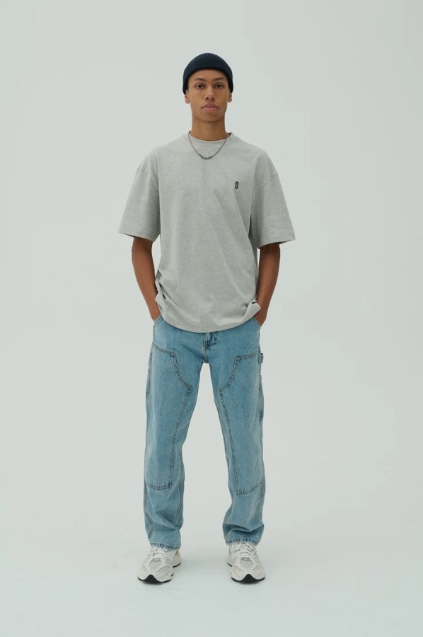 Arelo. Marškinėliai Pilka Juoda