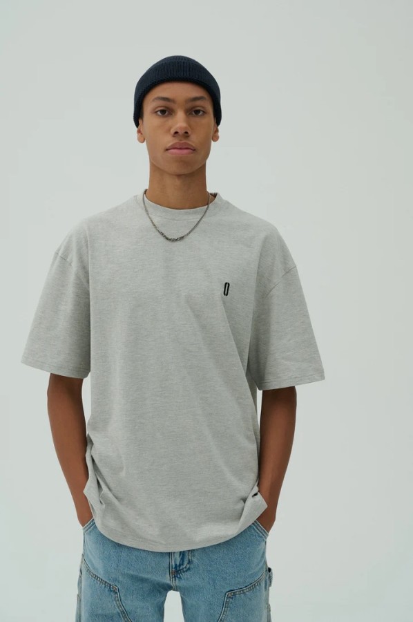 Arelo. Marškinėliai Pilka Juoda