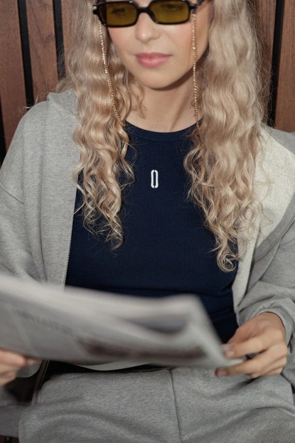 arelo. Tank Top Tamsiai Mėlyna