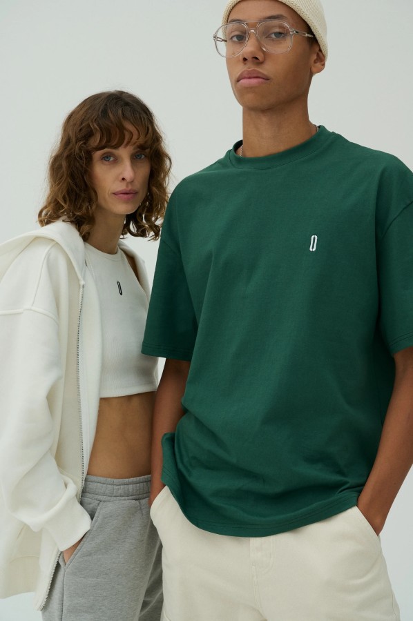 Arelo. Marškinėliai Žalia Balta