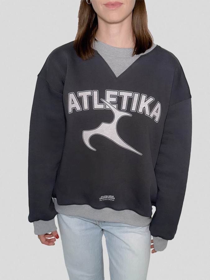 atletika. unisex VINTAGE Džemperis pilkas