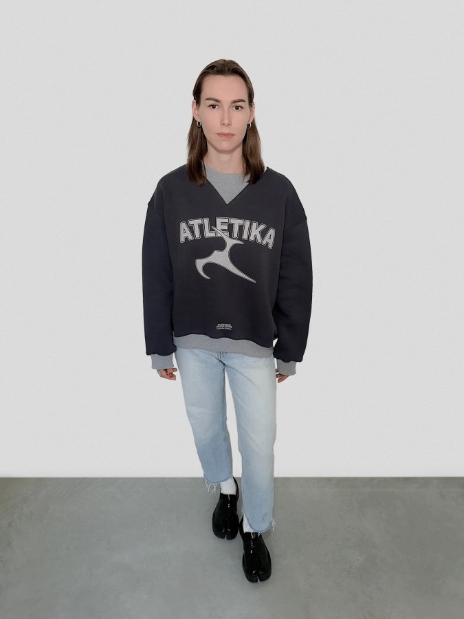 atletika. unisex VINTAGE Džemperis pilkas