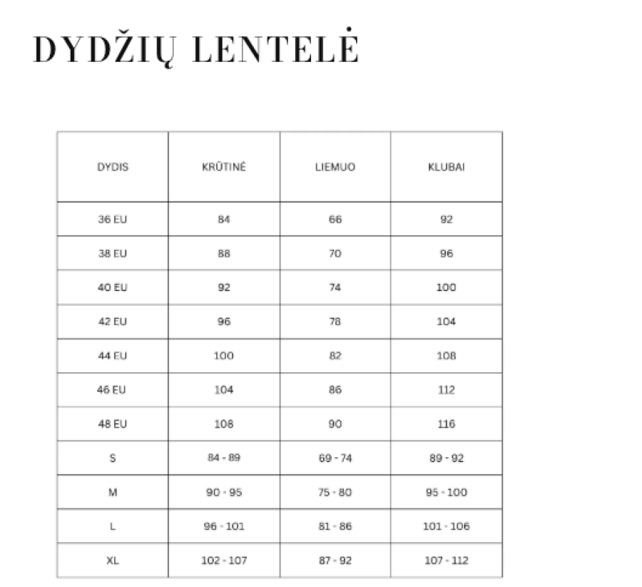 bagota. LANGUOTA SUKNELĖ 