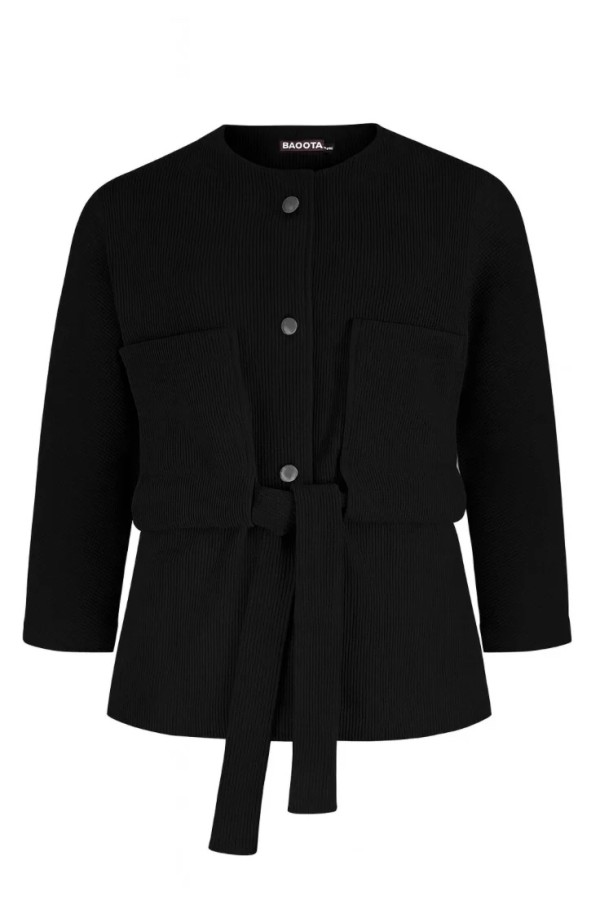 Bagota. TRIKOTAŽINIS ŠVARKAS SU DIRŽU IR KIŠENĖMIS 