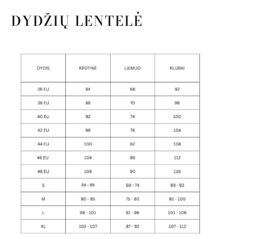 bagota. TVIDO AUDINIO SUKNELĖ