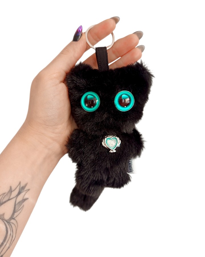 Baibokynas. Juodas katinėlis pakabukas Baibokynas. Juodas katinėlis pakabukas