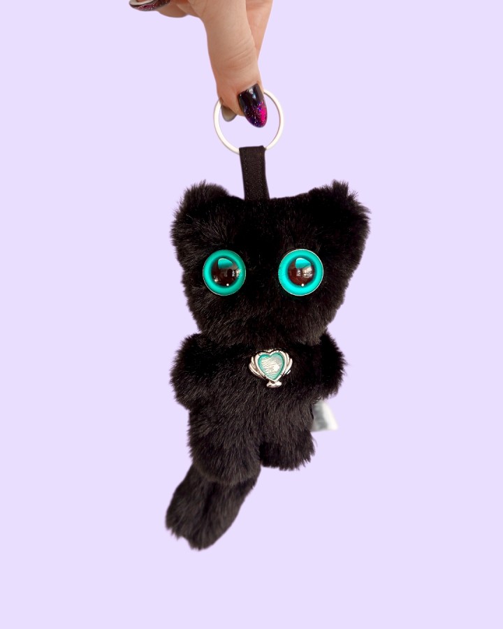 Baibokynas. Juodas katinėlis pakabukas Baibokynas. Juodas katinėlis pakabukas